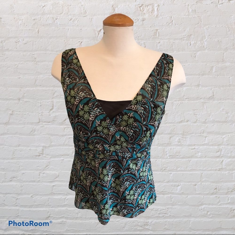 Ann Taylor LOFT Sleeveless Floral Top